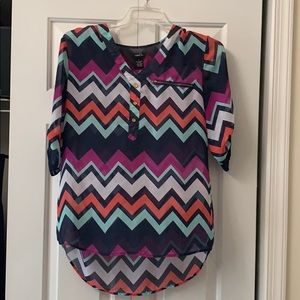 3/4 length sleeve women blouse